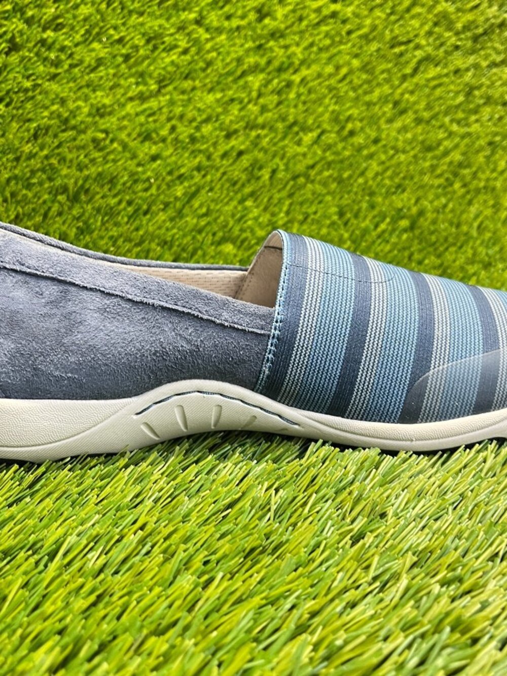Dansko Harriet Womens Size 9.5 Blue Gray Casual Walking Comfort Slip-On Shoes - Picture 4 of 10
